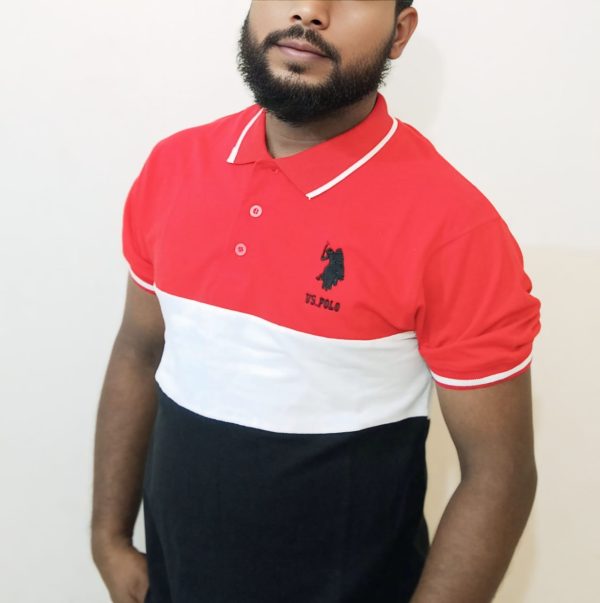 স্টাইলিশ US POLO  পোলো টি-শার্ট – ৫টি কালার ভেরিয়েন্টে - Image 2